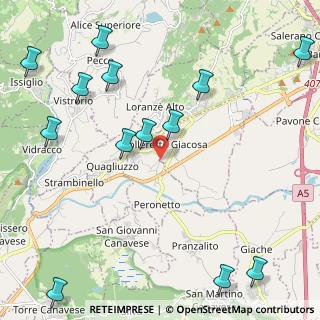 Mappa Via Ceretto, 10010 Colleretto Giacosa TO, Italia (2.86154)