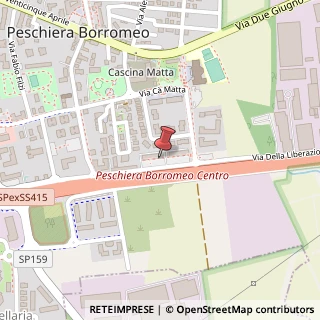 Mappa Via della Liberazione, 55, 20068 Peschiera Borromeo, Milano (Lombardia)