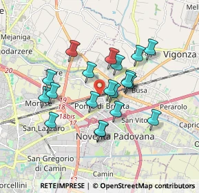 Mappa Via Pietro Micca, 35129 Padova PD, Italia (1.4635)