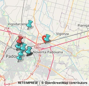 Mappa Via Pietro Micca, 35129 Padova PD, Italia (4.13077)