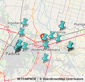 Mappa Via Pietro Micca, 35129 Padova PD, Italia (4.059)