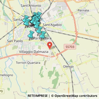 Mappa Via Faccenda, 28100 Novara NO, Italia (2.401)