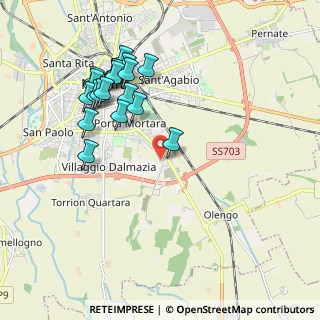 Mappa Via Faccenda, 28100 Novara NO, Italia (2.0375)
