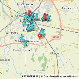 Mappa Via Faccenda, 28100 Novara NO, Italia (1.824)