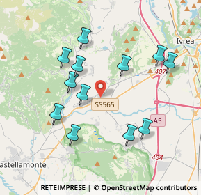 Mappa 10010 Parella TO, Italia (3.71167)