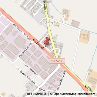Mappa Via dei zamboni 25, 25018 Montichiari, Brescia (Lombardia)
