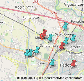 Mappa Via Luigi Stefanini, 35136 Padova PD, Italia (2.01909)