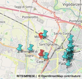 Mappa Via Luigi Stefanini, 35136 Padova PD, Italia (2.7095)