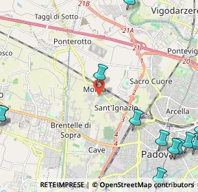 Mappa Via Luigi Stefanini, 35136 Padova PD, Italia (3.4825)