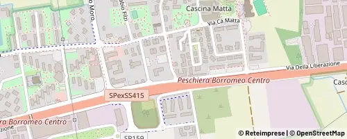 Mappa Peschiera Borromeo