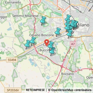 Mappa 20090 Corsico MI, Italia (4.05286)