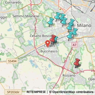 Mappa 20090 Corsico MI, Italia (4.18714)