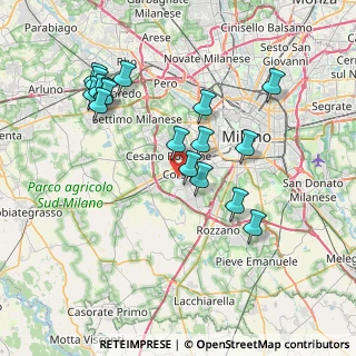 Mappa 20090 Corsico MI, Italia (7.59294)