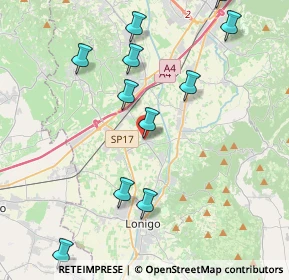Mappa Via Julia Divisione, 36040 Sarego VI, Italia (4.57091)