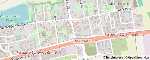 Mappa Peschiera Borromeo
