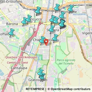 Mappa Via Beato Padre Pio da Pietrelcina, 20142 Milano MI, Italia (1.192)