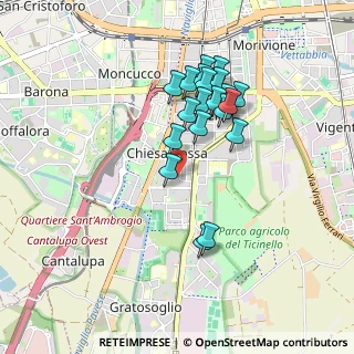 Mappa Via Beato Padre Pio da Pietrelcina, 20142 Milano MI, Italia (0.806)