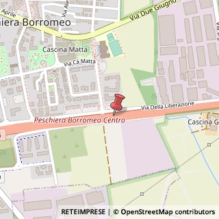 Mappa Via della Liberazione, Snc, 20068 Peschiera Borromeo, Milano (Lombardia)