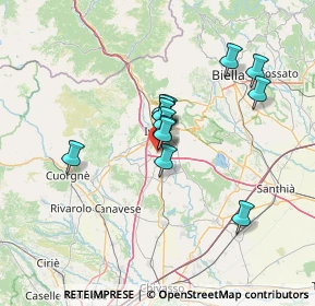 Mappa Canton Silvestro, 10015 Ivrea TO, Italia (9.90154)