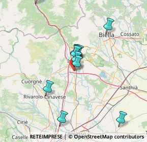 Mappa Canton Silvestro, 10015 Ivrea TO, Italia (13.02818)