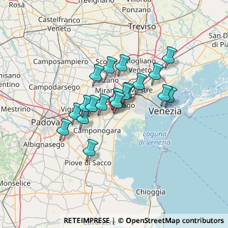 Mappa Via della Ferrovia, 30034 Mira VE, Italia (10.23316)