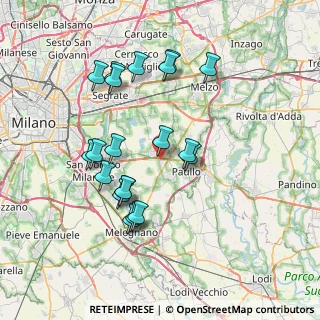 Mappa Via Giosuè Carducci, 20060 Mombretto MI, Italia (7.154)