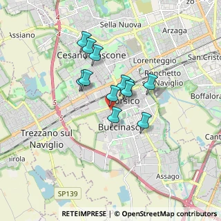 Mappa Viale Resistenza, 20094 Corsico MI, Italia (1.25083)