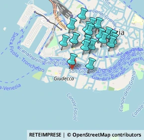 Mappa Fondamenta S. Biagio, 30133 Venezia VE, Italia (0.848)