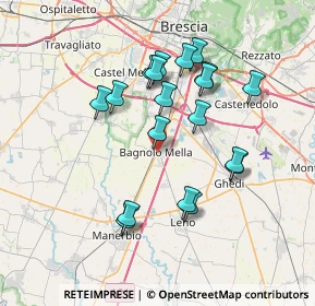 Mappa , 25021 Bagnolo Mella BS, Italia (6.72211)