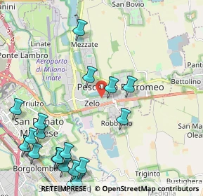 Mappa Via Giacomo Matteotti, 20068 Peschiera Borromeo MI, Italia (2.8625)