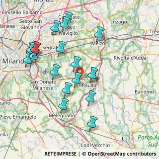 Mappa Via Loc. Quattro Strade, 20060 Mediglia MI, Italia (8.2045)
