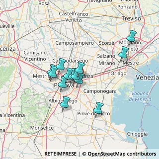 Mappa Via Vittorio Bachelet, 35010 Vigonza PD, Italia (10.96692)