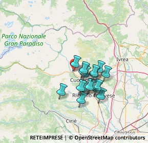 Mappa Via L. Bertoldi, 10085 Pont Canavese TO, Italia (10.11059)