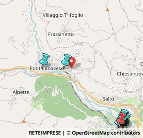 Mappa Via L. Bertoldi, 10085 Pont Canavese TO, Italia (3.55636)
