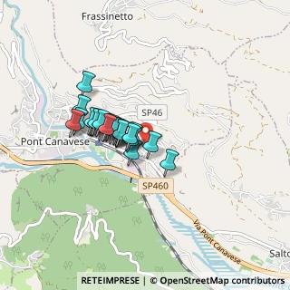 Mappa Via L. Bertoldi, 10085 Pont Canavese TO, Italia (0.624)