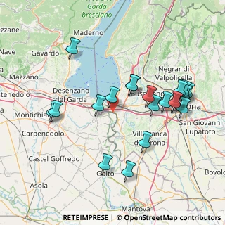Mappa Ciclovia Mantova-Peschiera, 37019 Peschiera del Garda VR, Italia (15.725)