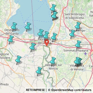 Mappa Ciclovia Mantova-Peschiera, 37019 Peschiera del Garda VR, Italia (9.9135)