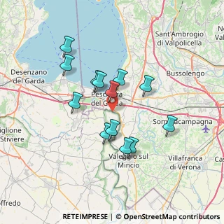 Mappa Ciclovia Mantova-Peschiera, 37019 Peschiera del Garda VR, Italia (6.02462)