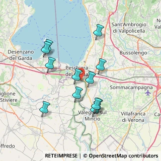 Mappa Ciclovia Mantova-Peschiera, 37019 Peschiera del Garda VR, Italia (6.89417)