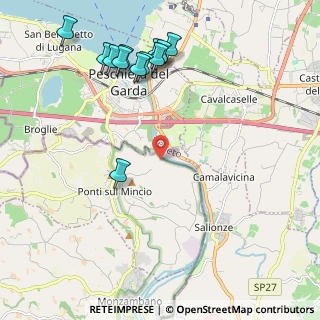 Mappa Ciclovia Mantova-Peschiera, 37019 Peschiera del Garda VR, Italia (2.48583)