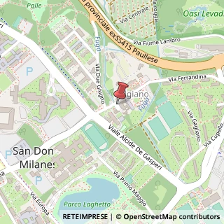 Mappa Via Unica Bolgiano, 4, 20097 San Donato Milanese, Milano (Lombardia)