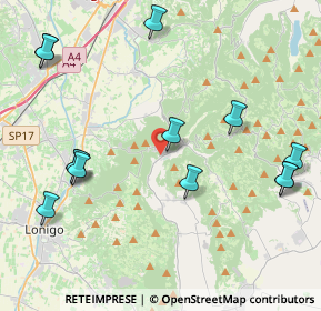 Mappa Via Pelizze, 36040 Grancona VI, Italia (4.99692)