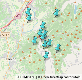 Mappa Via Pelizze, 36040 Grancona VI, Italia (2.5425)