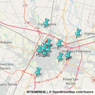 Mappa Via P. Selvatico, 35132 Padova PD, Italia (2.90083)