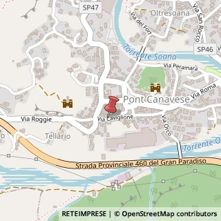Mappa Via Caviglione, 18, 10085 Pont Canavese, Torino (Piemonte)