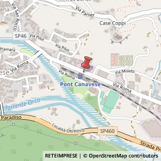 Mappa Via Roma, 44, 10085 Pont Canavese, Torino (Piemonte)