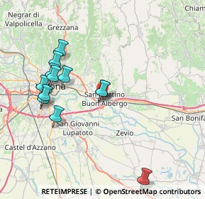 Mappa 37036 San Martino Buon Albergo VR, Italia (7.83083)