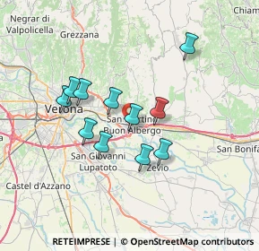 Mappa 37036 San Martino Buon Albergo VR, Italia (5.74)