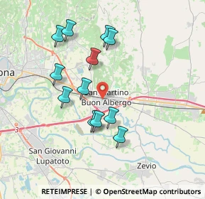 Mappa 37036 San Martino Buon Albergo VR, Italia (3.38)