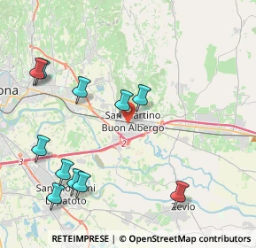 Mappa 37036 San Martino Buon Albergo VR, Italia (4.78455)